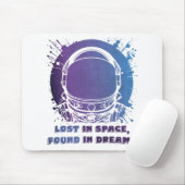 Astronaut Portrait - Lost in Space - Mousepad Muismat (Met muis)