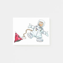 astronaut post-it® notes