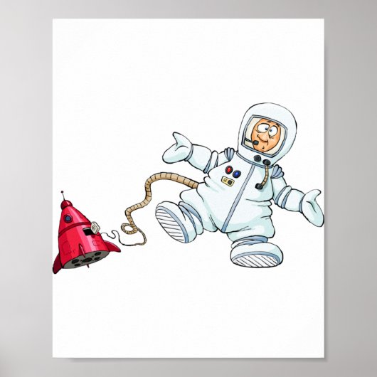 astronaut poster (Voorkant)