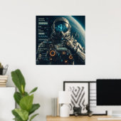 Astronaut Poster (Thuiskantoor)