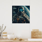 Astronaut Poster (Keuken)