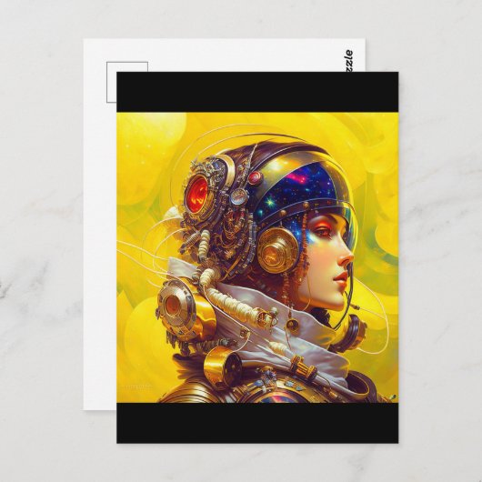 Astronaut Postkarte Briefkaart (Voorkant / Achterkant)