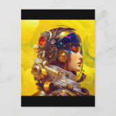 Astronaut Postkarte Briefkaart (Voorkant)