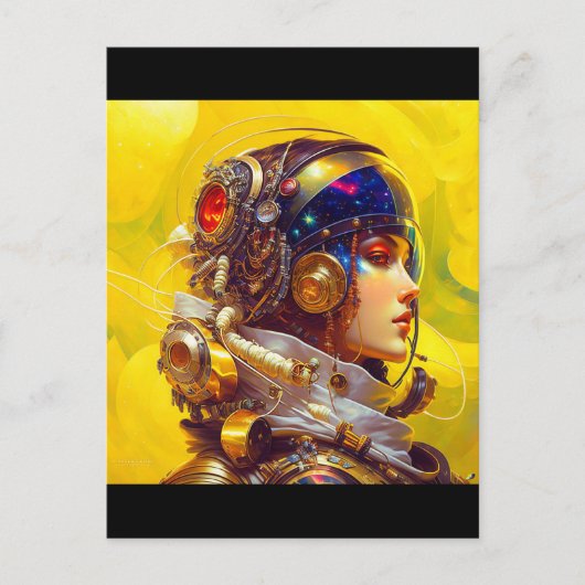 Astronaut Postkarte Briefkaart (Voorkant)