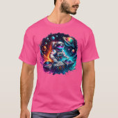 Astronaut Psychedelic Music DJ Psytrance Techno Ed T-shirt (Voorkant)