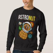 Astronaut Pun Astronut Astronut Peanuts Pu Trui (Voorkant)
