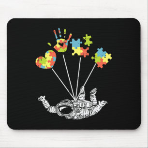 Astronaut Puzzle Autism Awareness Giften for Autis Muismat