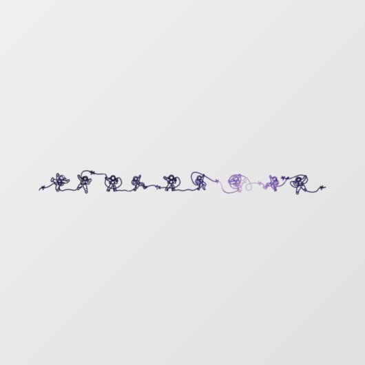 Astronaut Raamsticker (Vel)