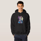 Astronaut Rabbit - In Space Hoodie (Voorkant volledig)