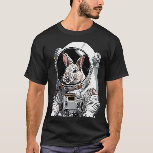 Astronaut Rabbit T-shirt (Voorkant)