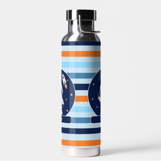 Astronaut Raket Buitenruimte Kinderen Waterfles (Links)