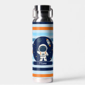 Astronaut Raket Buitenruimte Kinderen Waterfles (Voorkant)