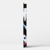 Astronaut raket:  ruimte naadloos patroon Case-Mate iPhone case (Achterkant / Links)