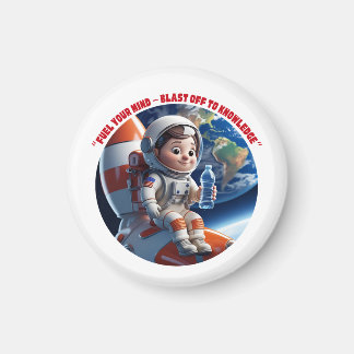 Astronaut raketmagneet magneet