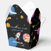 Astronaut reizen Galaxy Verjaardag gunstbox Bedankdoosjes (Geopend)