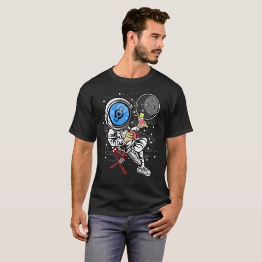 Astronaut Retirement Helium Hnt Coin To The Moon C T-shirt (Voorkant volledig)