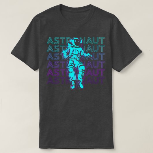 Astronaut Retro Astronaut T-shirt (Design voorkant)