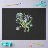 Astronaut Riding T-Rex Dinosaur Astro T-Rex Space Tissuepapier (Craft)