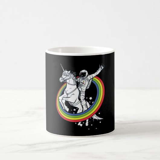 Astronaut Riding Unicorn Koffiemok (Center)