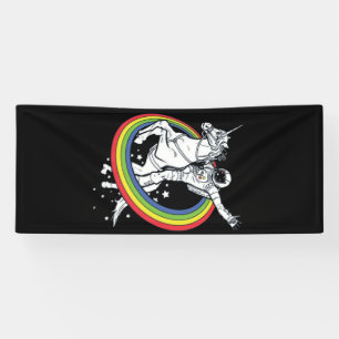 Astronaut Riding Unicorn Spandoek