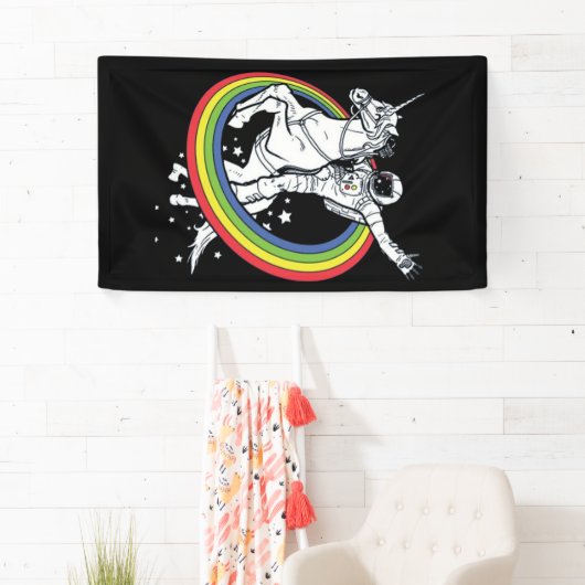 Astronaut Riding Unicorn Spandoek (Insitu)