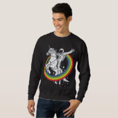 Astronaut Riding Unicorn Trui (Voorkant volledig)