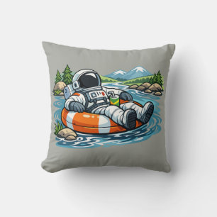 Astronaut Rivier Tubing Kussen