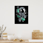 Astronaut Rocket Ride Poster (Keuken)