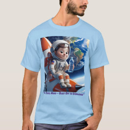 Astronaut Rocket Space Adventure Grafisch T-shirt