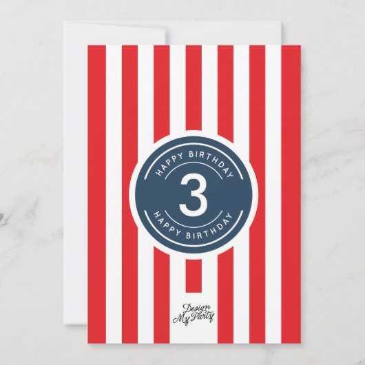 Astronaut Rocket Space Shuttle Uitnodiging (Achterkant)