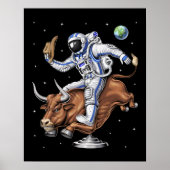Astronaut Rodeo Cowboy Poster (Voorkant)