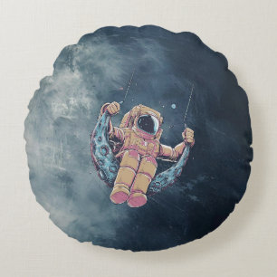 Astronaut Rond Kussen