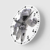 Astronaut Ronde Klok (Hoek)