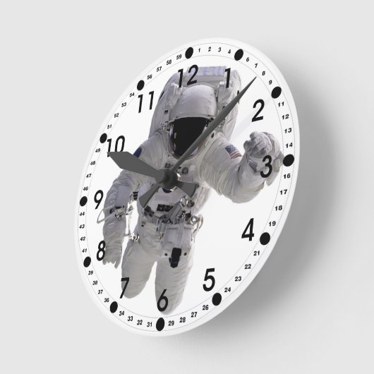 Astronaut Ronde Klok (Hoek)