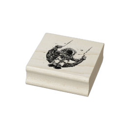 Astronaut Rubberstempel