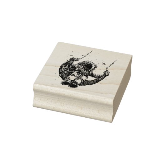 Astronaut Rubberstempel (Stempel)