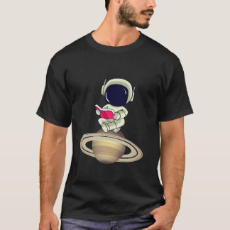 Astronaut ruimte donker T-shirt