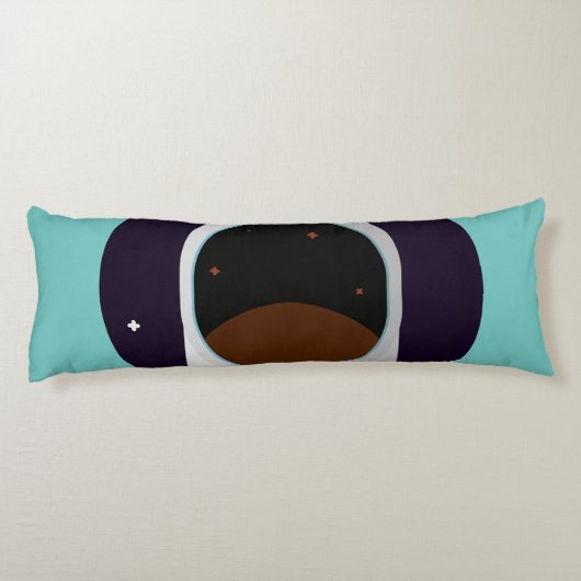 astronaut ruimteastronomieuniversum lichaamskussen (Achterkant)