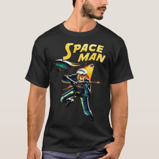 Astronaut  Ruimteschip Science Fiction Flying T-shirt