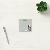 Astronaut, ruimtevaarder, ruimteaantekeningen post-it® notes (Kantoor)