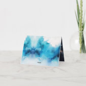 Astronaut Ruimtevaarder Verjaardagskaart met vouw  Kaart (Achterkant)