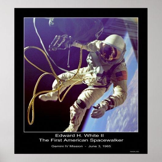 Astronaut Russell L. Schweickart Apollo 9 Mission Poster (Voorkant)