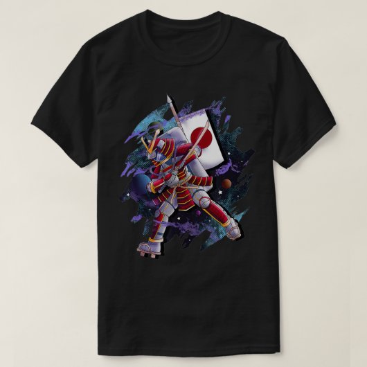 Astronaut Samurai SciFi Japan Japan Art Otaku T-shirt (Design voorkant)