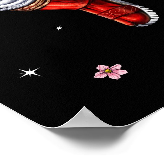 Astronaut Samurai Warrior Poster (Hoek)