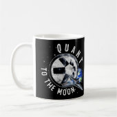 Astronaut Schaats Quant QNT Crypto Coin HODL Token Koffiemok (Links)