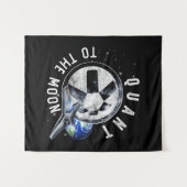 Astronaut Schaats Quant QNT Crypto Coin HODL Token Wandkleed (Voorkant (horizontaal))