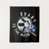 Astronaut Schaats Quant QNT Crypto Coin HODL Token Wandkleed (Voorkant)