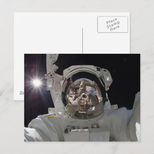 Astronaut selfie II Briefkaart (Voorkant / Achterkant)
