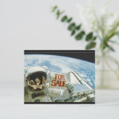 Astronaut Sells Earth Briefkaart (Staand voorkant)