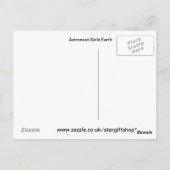 Astronaut Sells Earth Briefkaart (Achterkant)